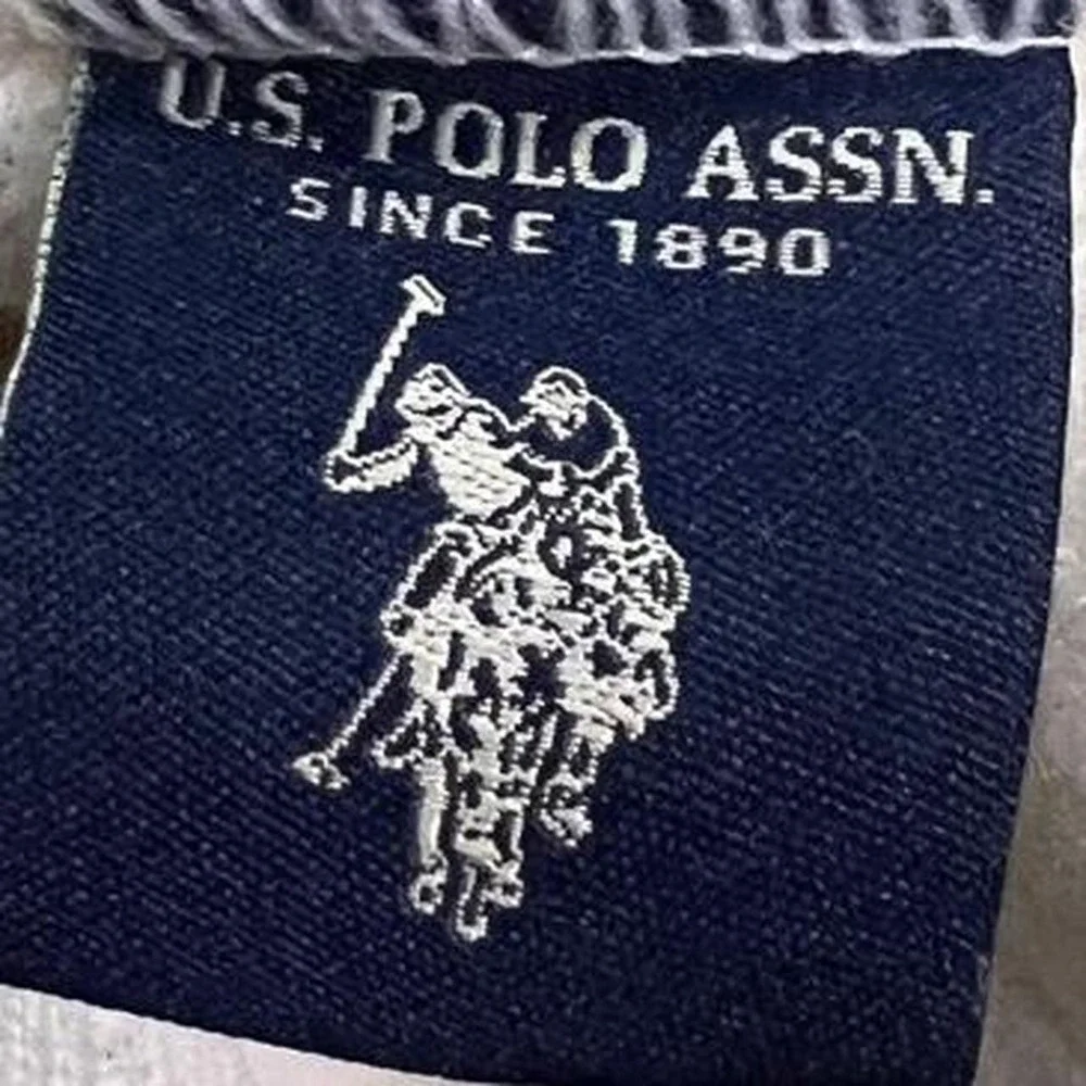 U.S. Polo Assn. white knit beanie